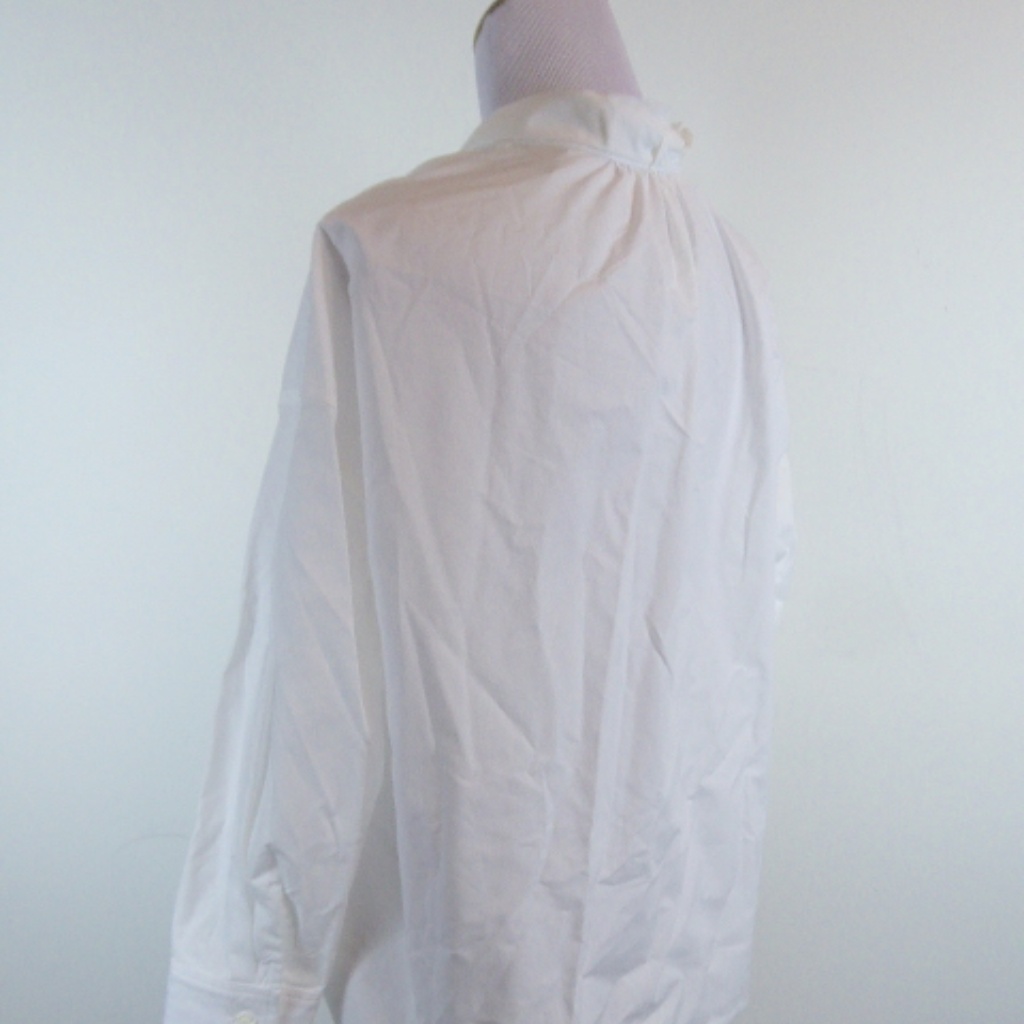 Nwt Caron Callahan Cotton Shirt Bow Ties Top M Made In Usa — image 4 of 7